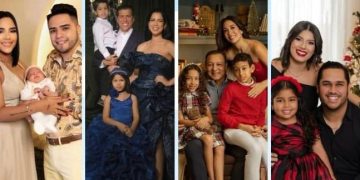 Famosos dominicanos muestran sus espectaculares fotos navideñas