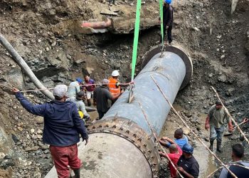 Coraasan e INAPA avanzan en solución definitiva de avería del tubo que abastece de agua a Santiago y Moca