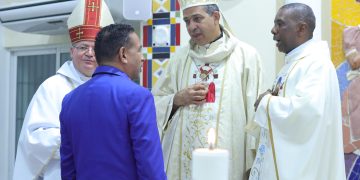 Padre Cecilio De los Santos es juramentado como Vicario Episcopal Territorial de Santo Domingo Norte