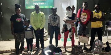 Con apoyo de drones detienen a migrantes haitianos en operativo en Palo Blanco, Dajabón