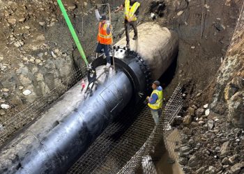 Coraasan, Inapa, Estrella y AlcarAW logran en tiempo récord solución de avería en tubería acueducto Cibao Central