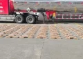 Decomisan en el norte de Ecuador 555 kilos de cocaína que estaban ocultos en un camión