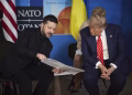 Comenzó la reunión entre Donald Trump y Volodimir Zelensky en Davos para discutir propuestas de paz con Rusia