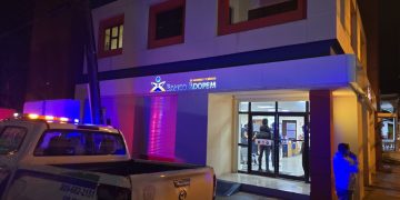 Policía Nacional investiga intento de robo en sucursal bancaria de la ciudad de La Vega