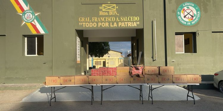 Ejército incauta contrabando de 168 mil cigarrillos en Manzanillo