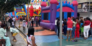 Alcalde Marcos Tavarez celebra el día de reyes con gran jornada infantil en el parque municipal Juan Pablo Duarte