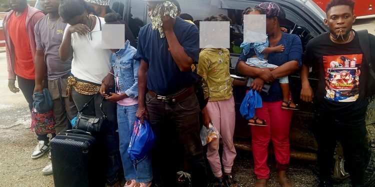 Ejército intercepta jeepeta con 11 nacionales haitianos indocumentados en Navarrete