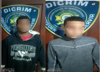 Policía apresa a dos hombre por robo en banca de lotería en Jarabacoa