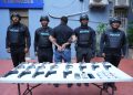 Policía Nacional ocupa 21 armas de fuego traumáticas y apresa a un hombre en el Distrito Nacional
