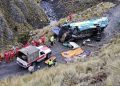 Once muertos en accidente de furgoneta conducida por un adolescente en Bolivia