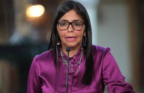 Delcy Rodríguez: “Aquí hay un Gobierno, el de Nicolás Maduro”