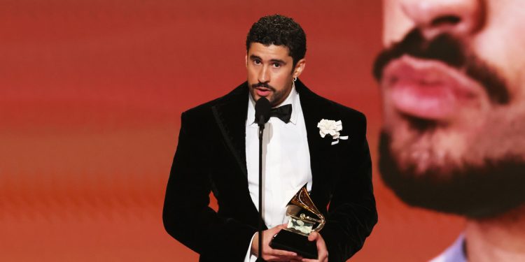 "No somos animales": Bad Bunny alza la voz contra el ICE en la ceremonia de los Grammy