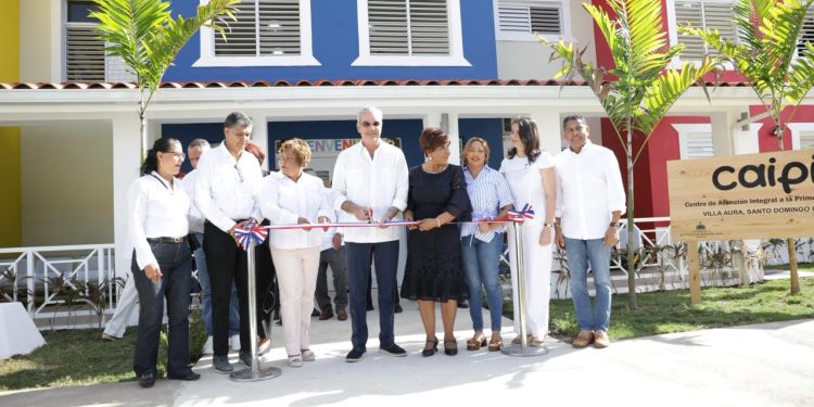 Presidente Abinader sigue fortaleciendo la atención a la primera infancia con la inauguración del Caipi Villa Aura, que beneficiará a 250 infantes