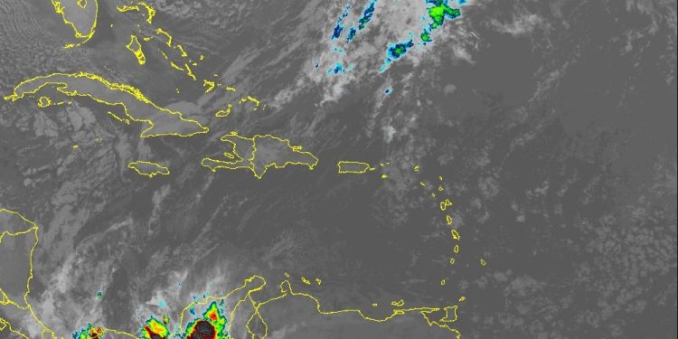 Indomet: Sistema frontal provocará aguaceros, tronadas y ráfagas de viento esta tarde en varias provincias del país