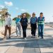 Carolina supervisa avances en construcción del Malecón Deportivo y del Paseo 30 de Mayo