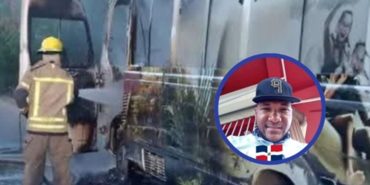 Conductor fallece tras sufrir quemaduras en incendio de autobús en Verón-Punta Cana