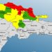 COE coloca 3 provincias en alerta roja, 5 en amarilla y 4 en verde por incidencia de sistema frontal