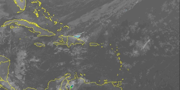 Indomet prevé nublados con aguaceros, tronadas y ráfagas de viento por incidencia de sistema frontal
