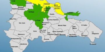 COE mantiene tres provincias en alerta amarilla y cinco en verde por sistema frontal