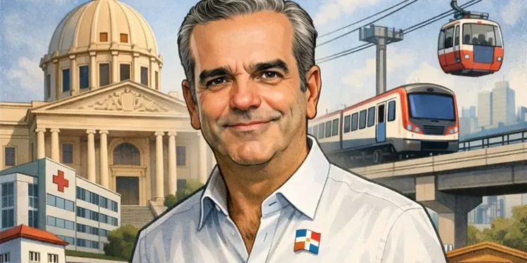 Abinader comparte ilustración generada con IA en redes sociales