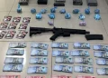 Apresan hombre con fusil, RD$500 mil y presunta droga en el Distrito Nacional