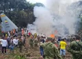Confirman la muerte de 66 militares en el accidente de un avión militar en Colombia