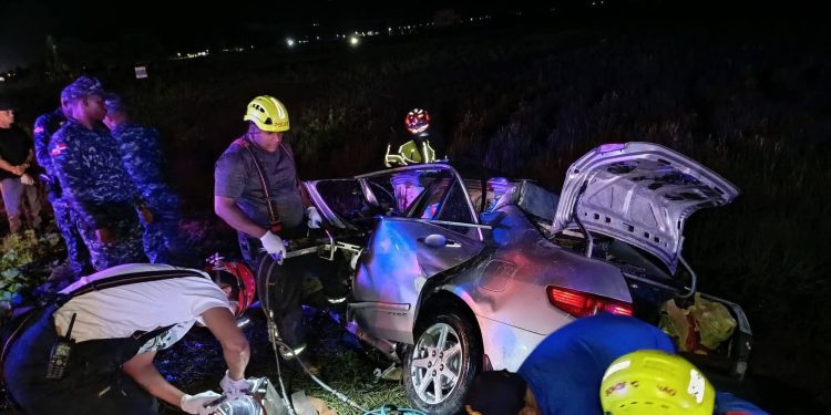 Accidente de tránsito en la autopista Duarte deja cuatro fallecidos