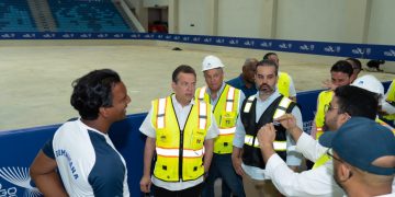 Ministro Ito Bisonó supervisa avances de obras deportivas en el Parque del Este para los Juegos Centroamericanos y del Caribe 2026