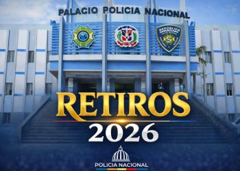 Policía Nacional pone en honrosa situación de retiro a 559 miembros conforme a la Ley 590-16