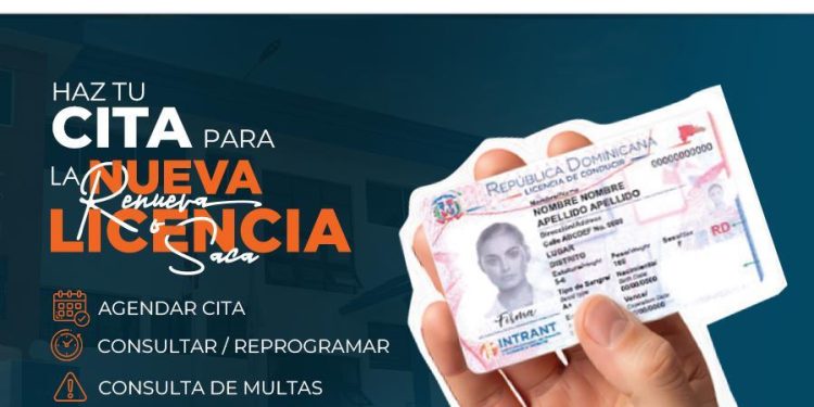 INTRANT habilita citas en línea para tramitar la nueva licencia de conducir