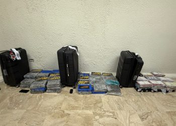 DNCD intercepta tres maletas con 83 paquetes de cocaína enviarían a Canadá
