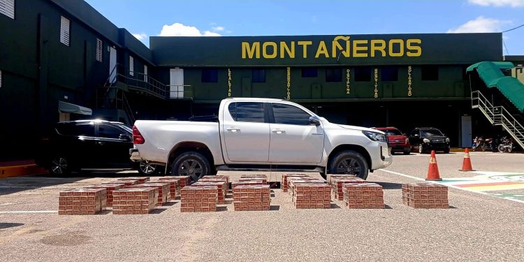 Ejército ocupa  250.000 unidades de cigarrillos en un vehículo en San Juan de la Maguana