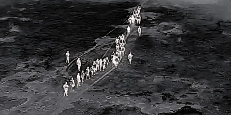 Ejército intercepta grupo de 47 haitianos indocumentados localizados con drones en Dajabón