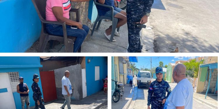 Directora regional Sur Central de la Policía realiza encuentros comunitarios en sectores