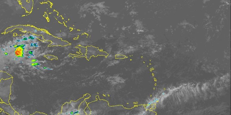 Indomet pronostica aguaceros en la tarde de este miércoles por incidencia de vaguada