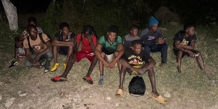 Ejército intercepta a 11 haitianos indocumentados detectados con drones en Dajabón