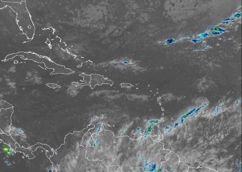 Indomet prevé aguaceros dispersos este martes por viento moderado del noreste