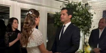 En una ceremonia íntima Omar Fernández se casa con Alexia Rubio