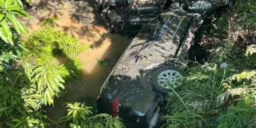 Accidente de escolta presidencial deja tres heridos en carretera Maimón–Puerto Plata