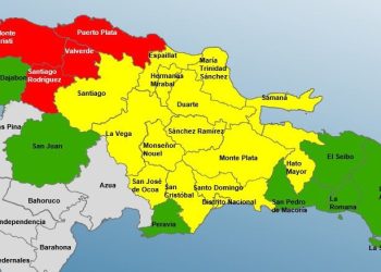 COE eleva a cuatro las provincias en alerta roja por intensas lluvias