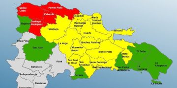COE eleva a cuatro las provincias en alerta roja por intensas lluvias