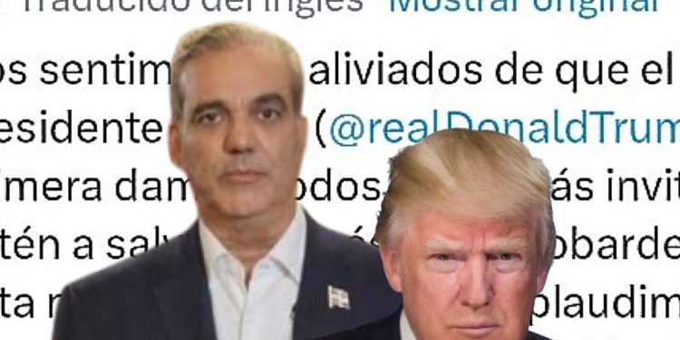 Presidente Abinader califica de "Cobarde ataque" atentado contra su homólogo Donald Trump y envía mensaje de solidaridad