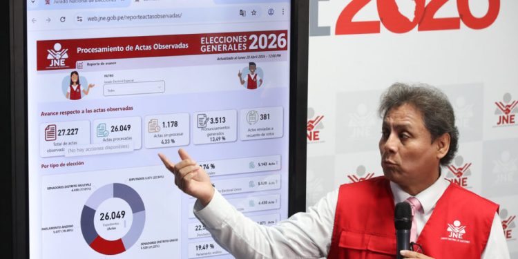 Jurado Electoral de Perú entregará resultado final de elección presidencial el 15 de mayo