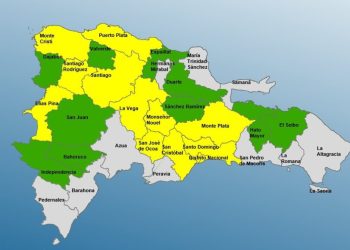 21 demarcaciones y el DN bajo alerta por riesgo de inundaciones a causa de vaguada