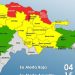 Cuatro demarcaciones en alerta roja, 15 en amarilla y 7 en verde, según COE