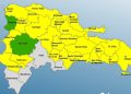 27 demarcaciones y el DN en alerta amarilla, San Juan y Dajabón quedan verde, según COE