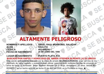 Policía Nacional apresa a dos implicados y activa búsqueda de prófugo por rapto y homicidio de joven en La Vega