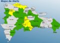 COE mantiene 05 provincias en alerta amarilla, 11 y el DN en verde, debido a la humedad asociada a una vaguada