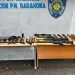 PN junto al Ministerio Público ocupa cinco armas de fuego y más de 200 municiones en allanamiento en Barahona