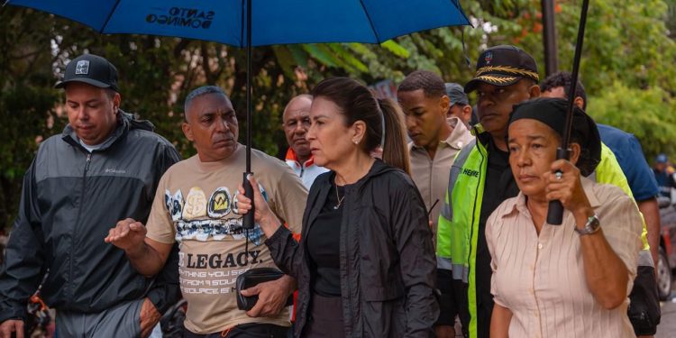 Carolina refuerza y supervisa los trabajos preventivos para mitigar efectos de las lluvias en DN este fin de semana